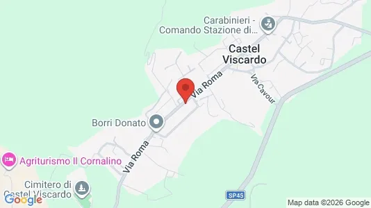 Apartments for rent i Castel Viscardo - kort over placeringen