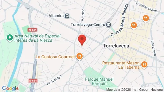 Apartments for rent i Torrelavega - kort over placeringen