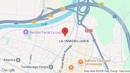 Apartments for rent i Torrelavega - kort over placeringen