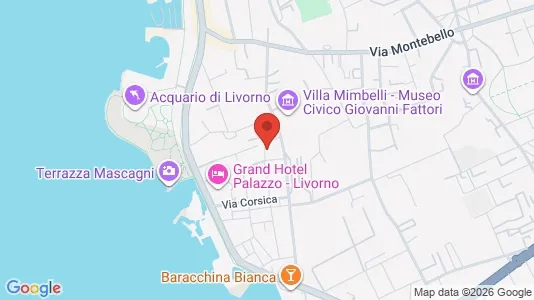 Apartments for rent i Livorno - kort over placeringen