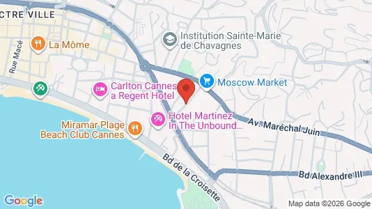 Apartments for rent i Grasse - kort over placeringen