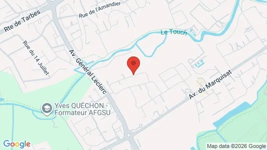 Apartments for rent i Toulouse - kort over placeringen