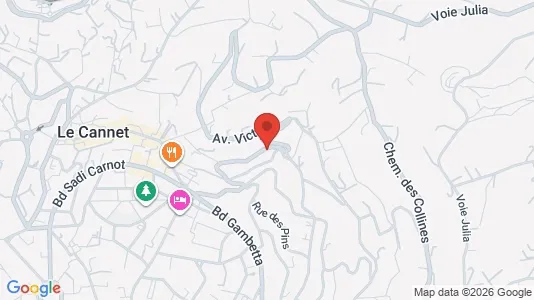 Apartments for rent i Grasse - kort over placeringen