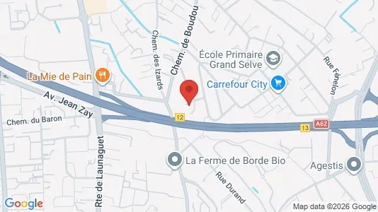 Apartments for rent i Toulouse - kort over placeringen