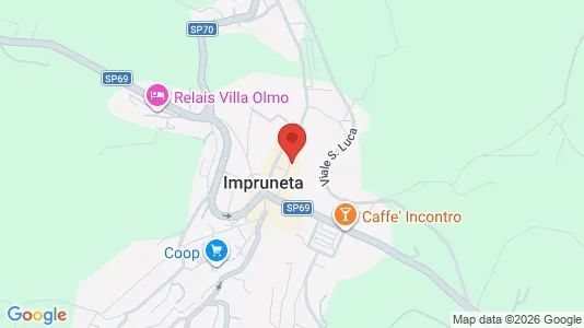 Apartments for rent i Impruneta - kort over placeringen