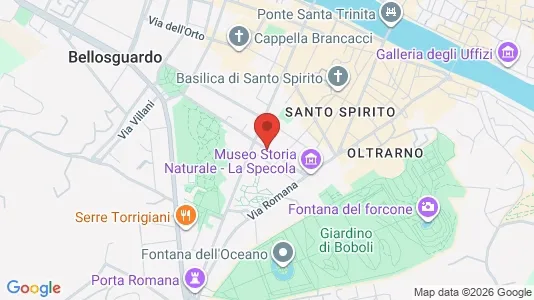 Apartments for rent i Florence - kort over placeringen