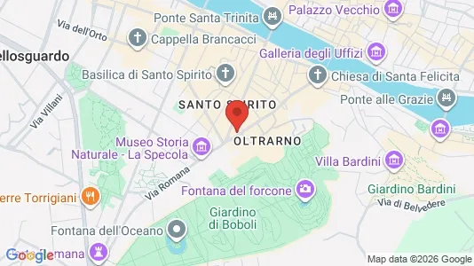 Apartments for rent i Florence - kort over placeringen