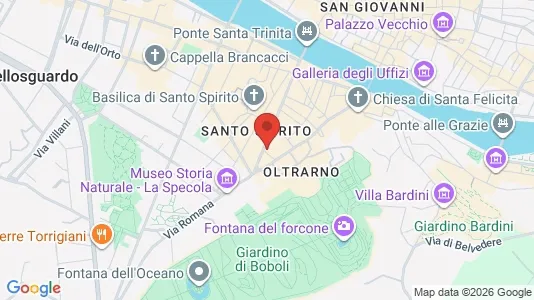 Apartments for rent i Florence - kort over placeringen