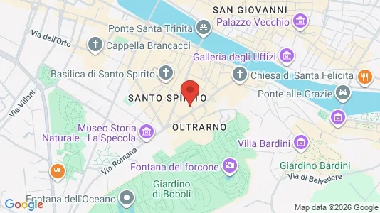 Apartments for rent i Florence - kort over placeringen