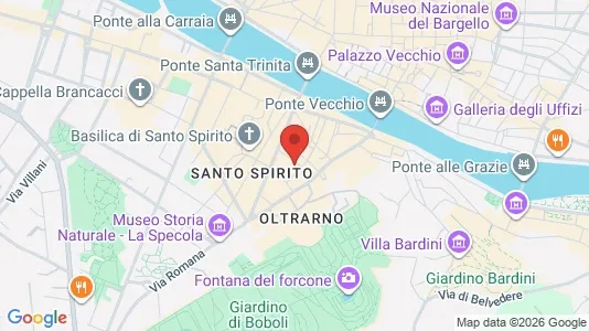 Apartments for rent i Florence - kort over placeringen