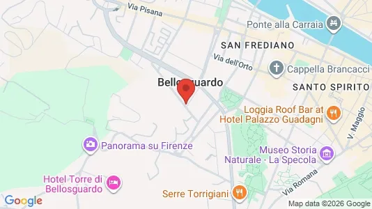 Apartments for rent i Florence - kort over placeringen
