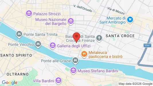 Apartments for rent i Florence - kort over placeringen