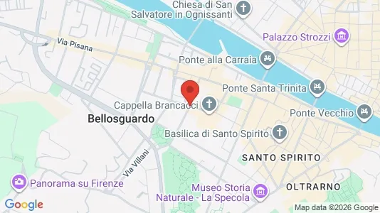 Apartments for rent i Florence - kort over placeringen