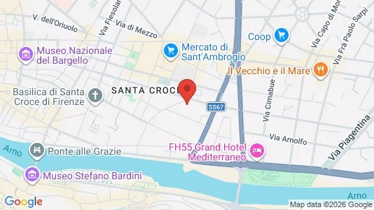 Apartments for rent i Florence - kort over placeringen