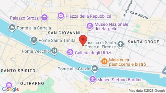 Apartments for rent i Florence - kort over placeringen