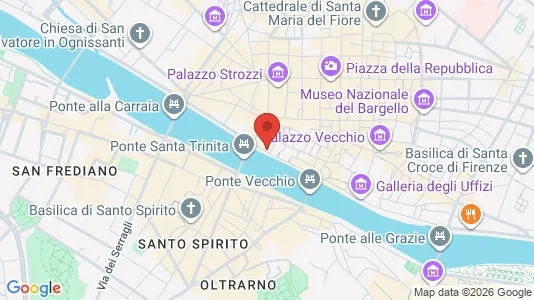 Apartments for rent i Florence - kort over placeringen