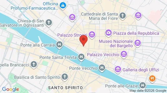 Apartments for rent i Florence - kort over placeringen