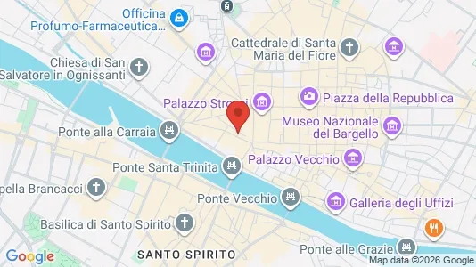 Apartments for rent i Florence - kort over placeringen