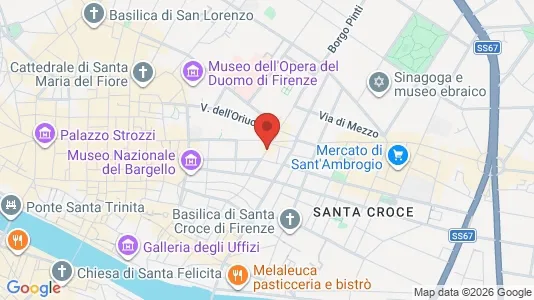 Apartments for rent i Florence - kort over placeringen