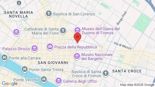 Apartments for rent i Florence - kort over placeringen
