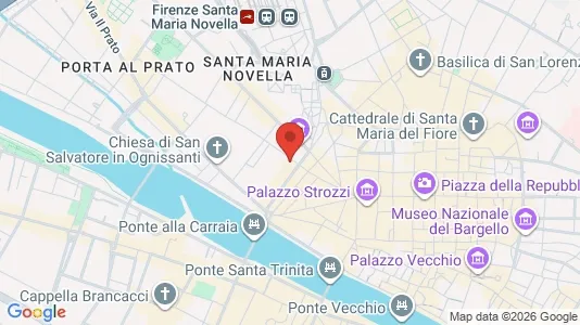 Apartments for rent i Florence - kort over placeringen