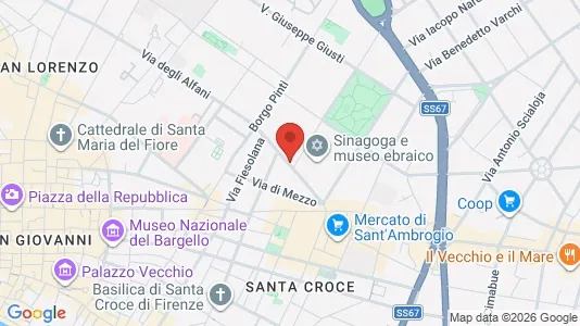 Apartments for rent i Florence - kort over placeringen