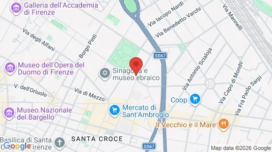 Apartments for rent i Florence - kort over placeringen