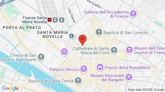 Apartments for rent i Florence - kort over placeringen