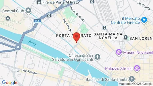 Apartments for rent i Florence - kort over placeringen