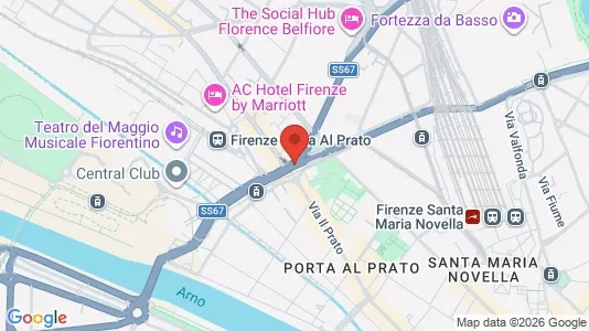 Rooms for rent i Florence - kort over placeringen