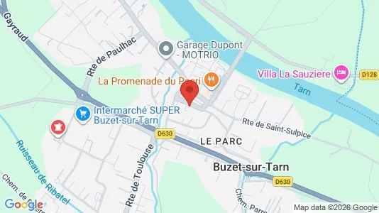 Apartments for rent i Toulouse - kort over placeringen