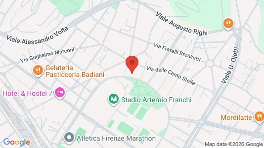 Rooms for rent i Florence - kort over placeringen