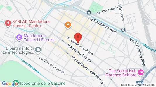 Rooms for rent i Florence - kort over placeringen