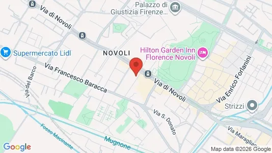 Rooms for rent i Florence - kort over placeringen