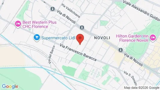 Apartments for rent i Florence - kort over placeringen