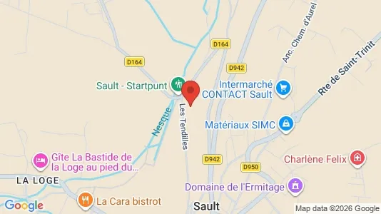 Apartments for rent i Carpentras - kort over placeringen