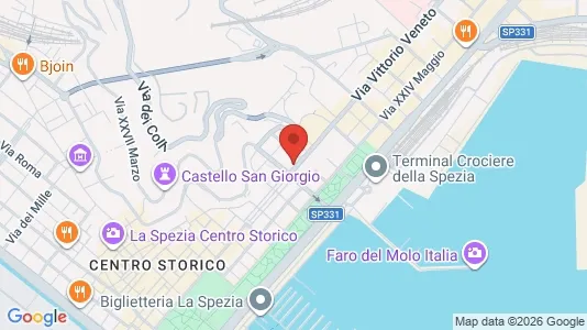 Apartments for rent i La Spezia - kort over placeringen