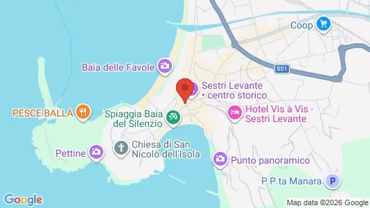 Apartments for rent i Casarza Ligure - kort over placeringen