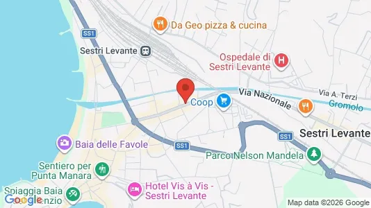 Apartments for rent i Casarza Ligure - kort over placeringen