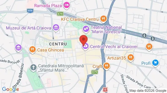Apartments for rent i Craiova - kort over placeringen