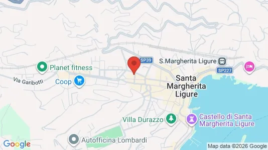 Apartments for rent i Santa Margherita Ligure - kort over placeringen