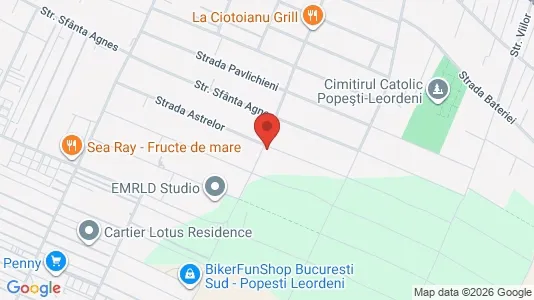 Apartments for rent i Popeşti-Leordeni - kort over placeringen