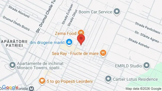 Apartments for rent i Popeşti-Leordeni - kort over placeringen