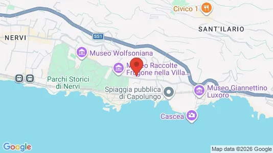 Apartments for rent i Genoa - kort over placeringen