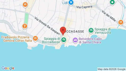 Apartments for rent i Genoa - kort over placeringen