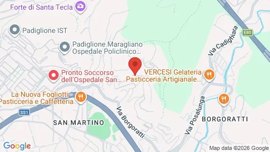 Rooms for rent i Genoa - kort over placeringen
