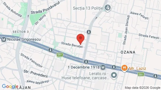 Apartments for rent i Bucharest - Sectorul 3 - kort over placeringen