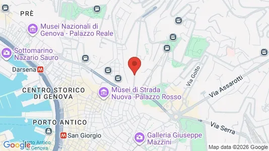 Rooms for rent i Genoa - kort over placeringen