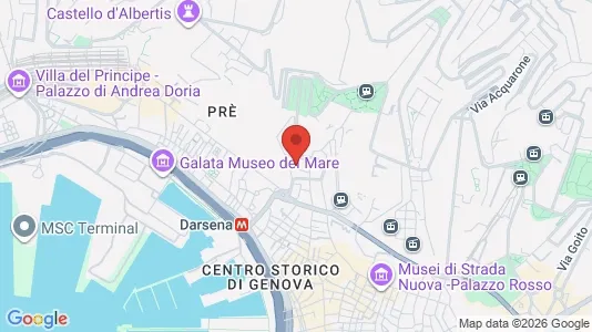 Apartments for rent i Genoa - kort over placeringen