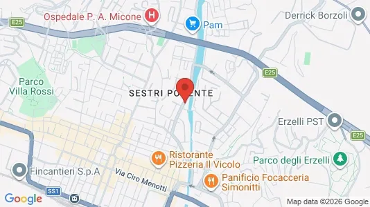 Apartments for rent i Genoa - kort over placeringen